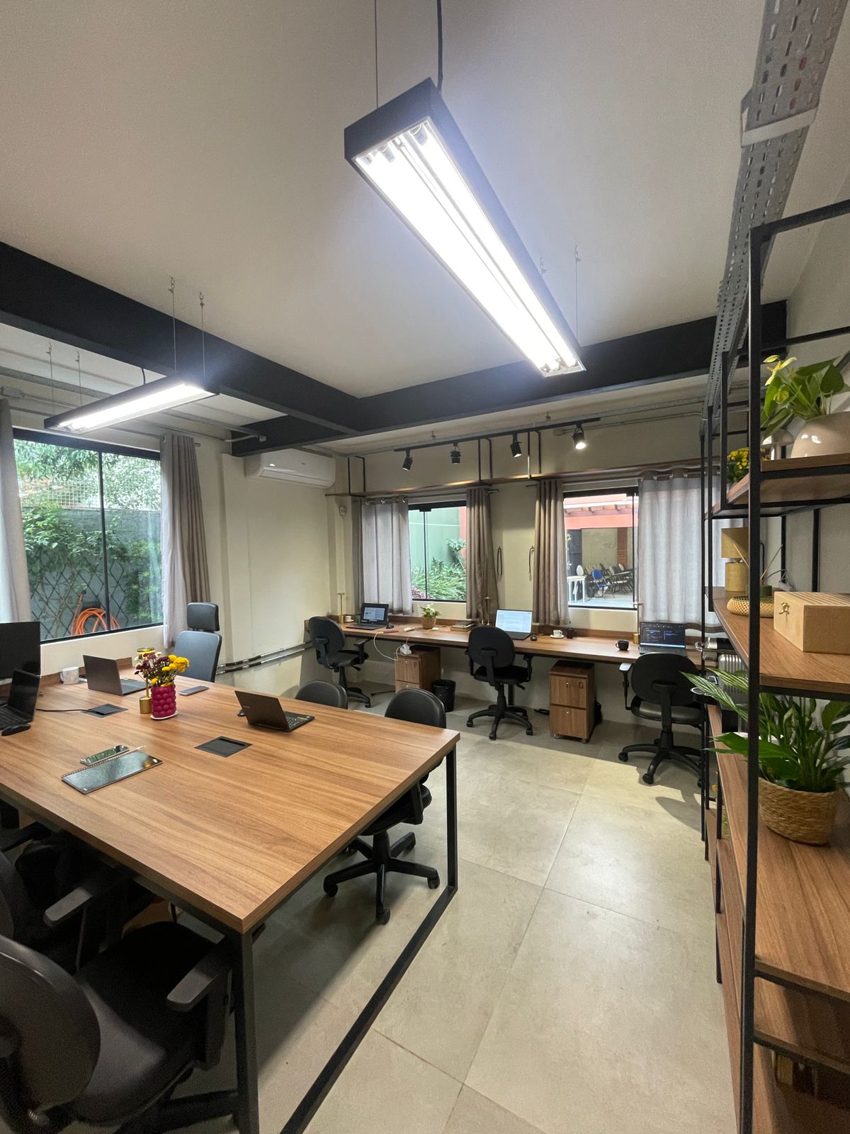 Ambiente de trabalho da equipe